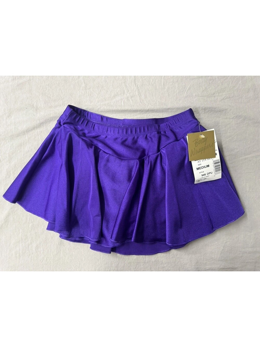 NEW Body Wrappers Leotard Skirt Purple Size Medium
